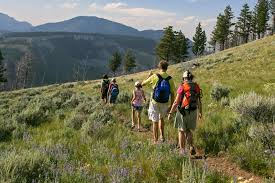 Mountain hiking